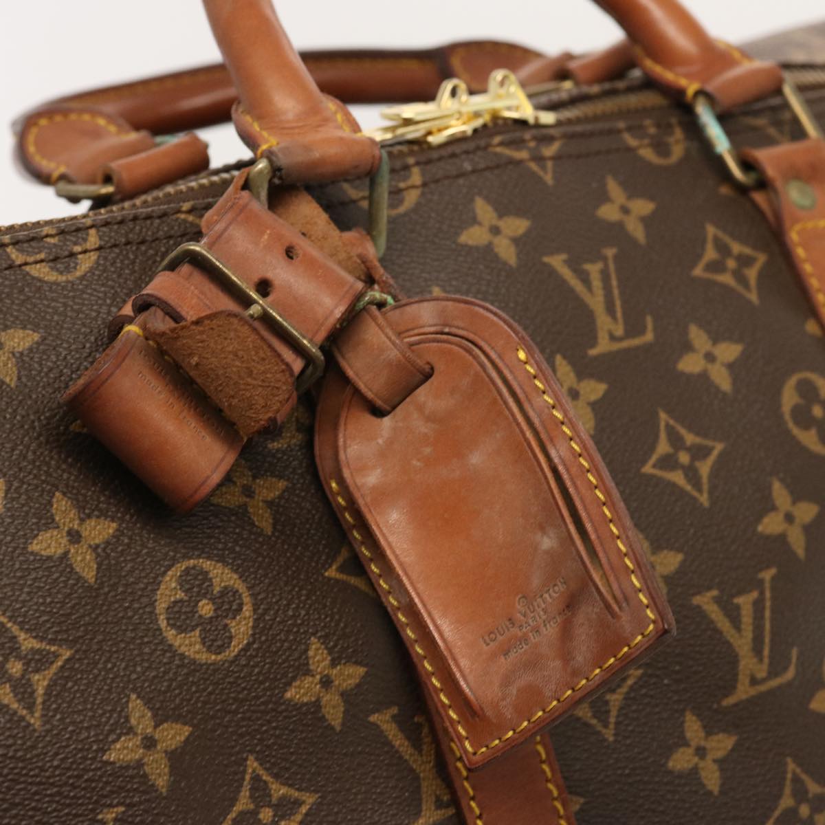 LOUIS VUITTON Monogram Keepall 55 Boston Bag M41424 LV th4822