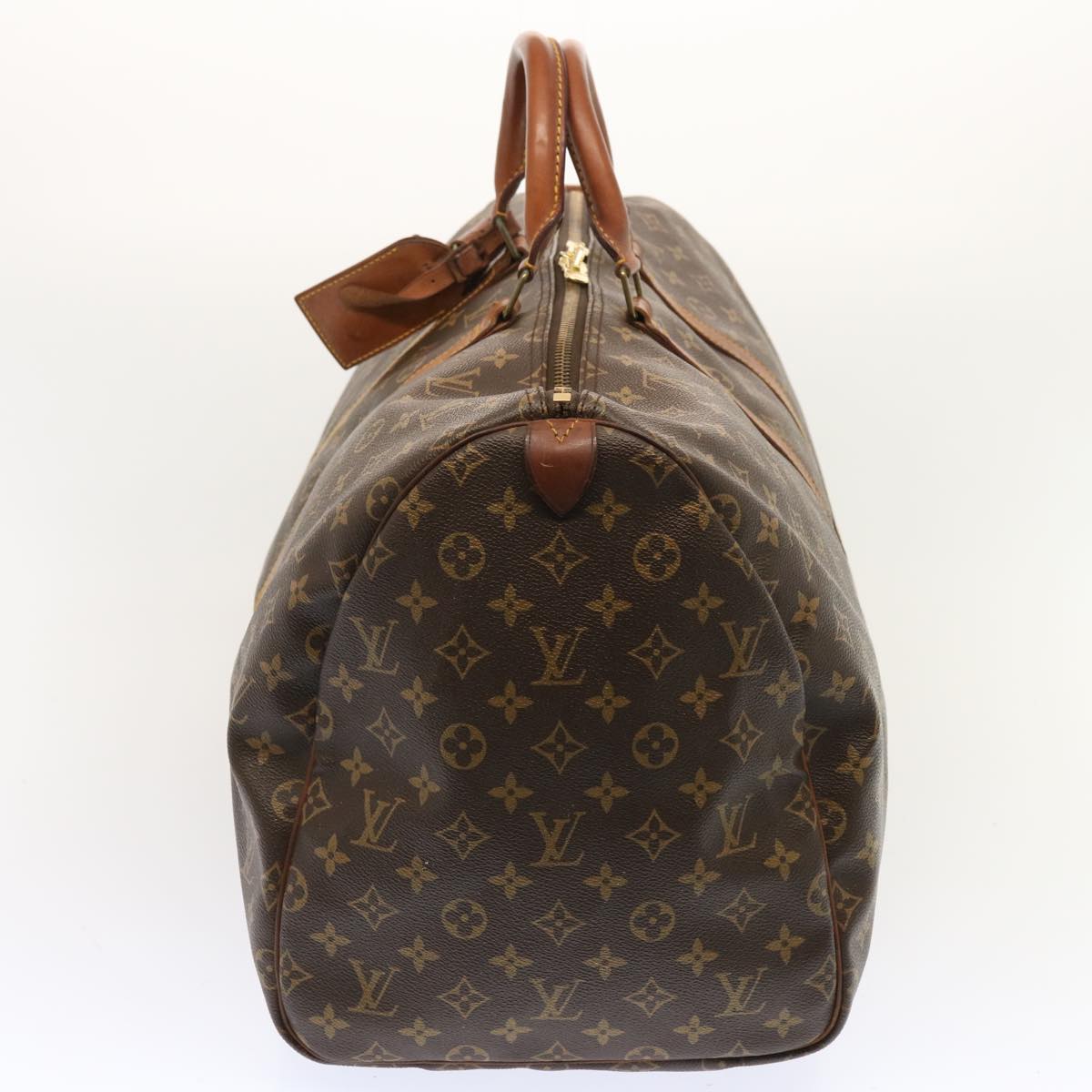 LOUIS VUITTON Monogram Keepall 55 Boston Bag M41424 LV th4822