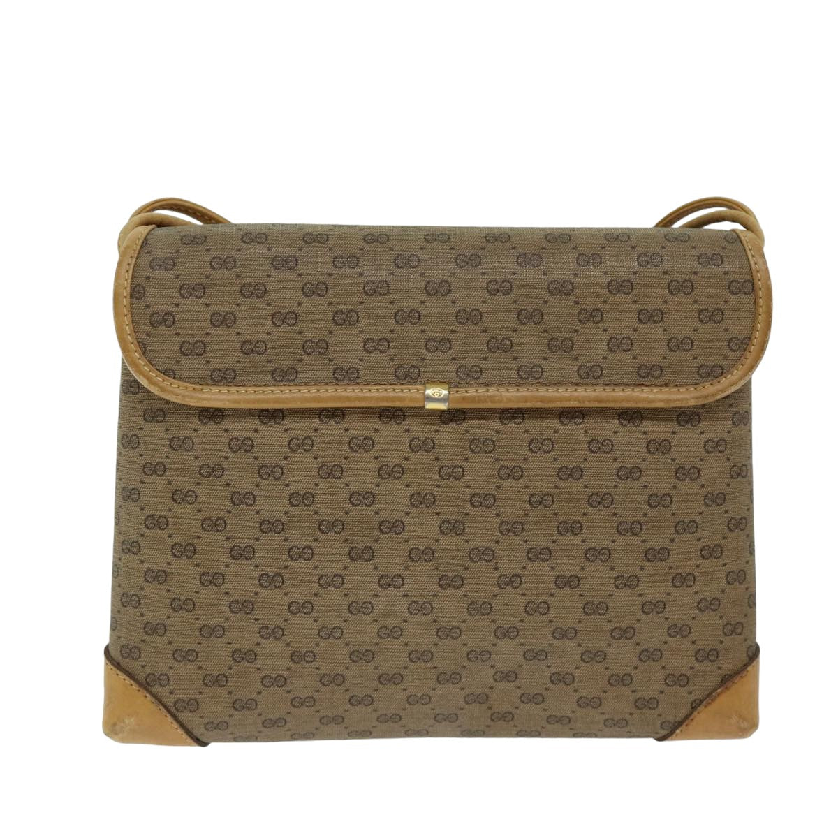 GUCCI Micro GG Supreme Shoulder Bag PVC Leather Beige 007 49 5548 th4994