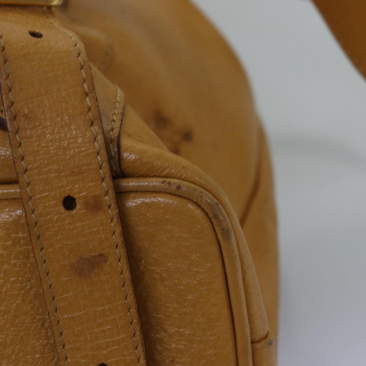 GUCCI Bamboo Backpack Leather Yellow 003 2058 0016 th5025