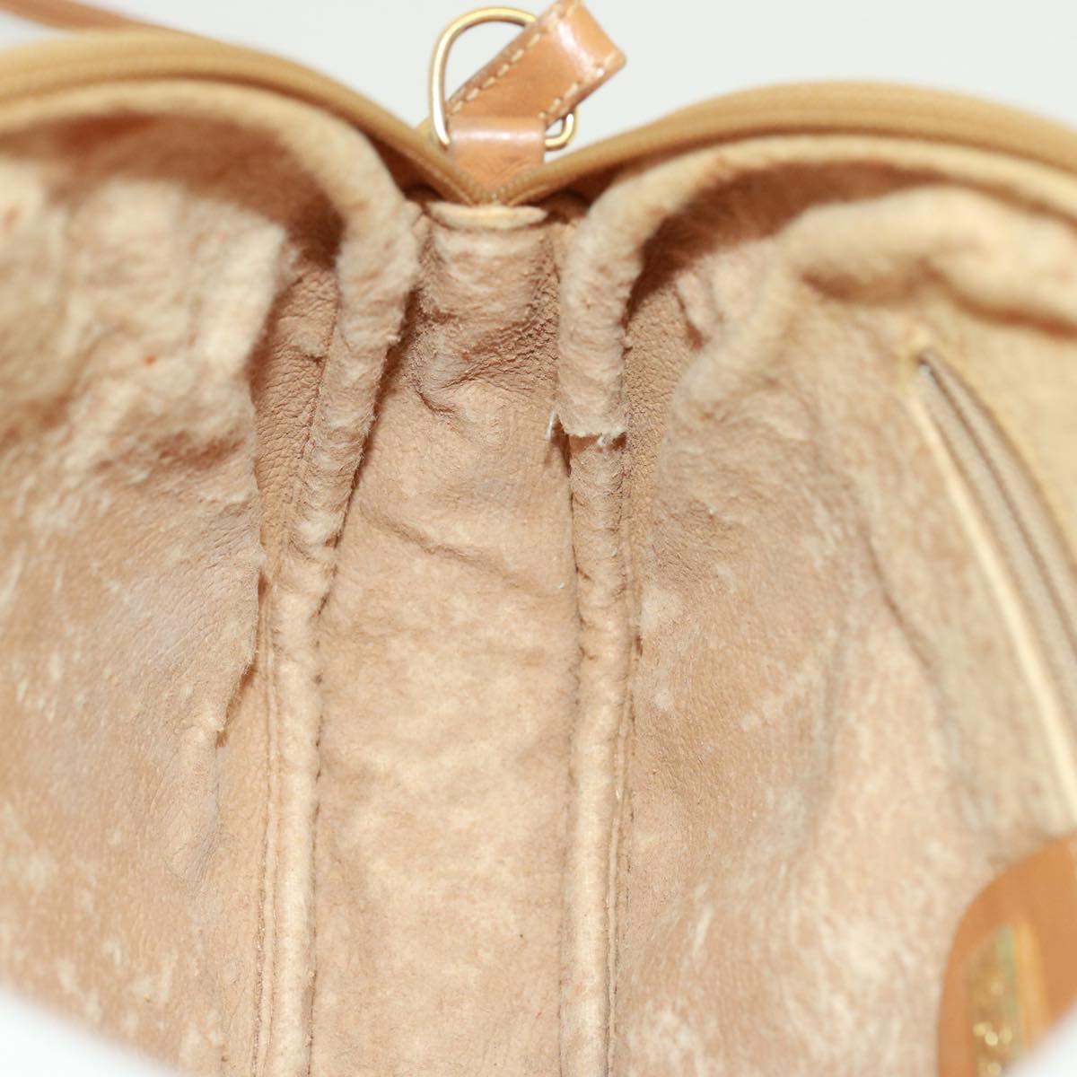 GUCCI Micro GG Supreme Shoulder Bag PVC Leather Beige 007 983 1113 th5073