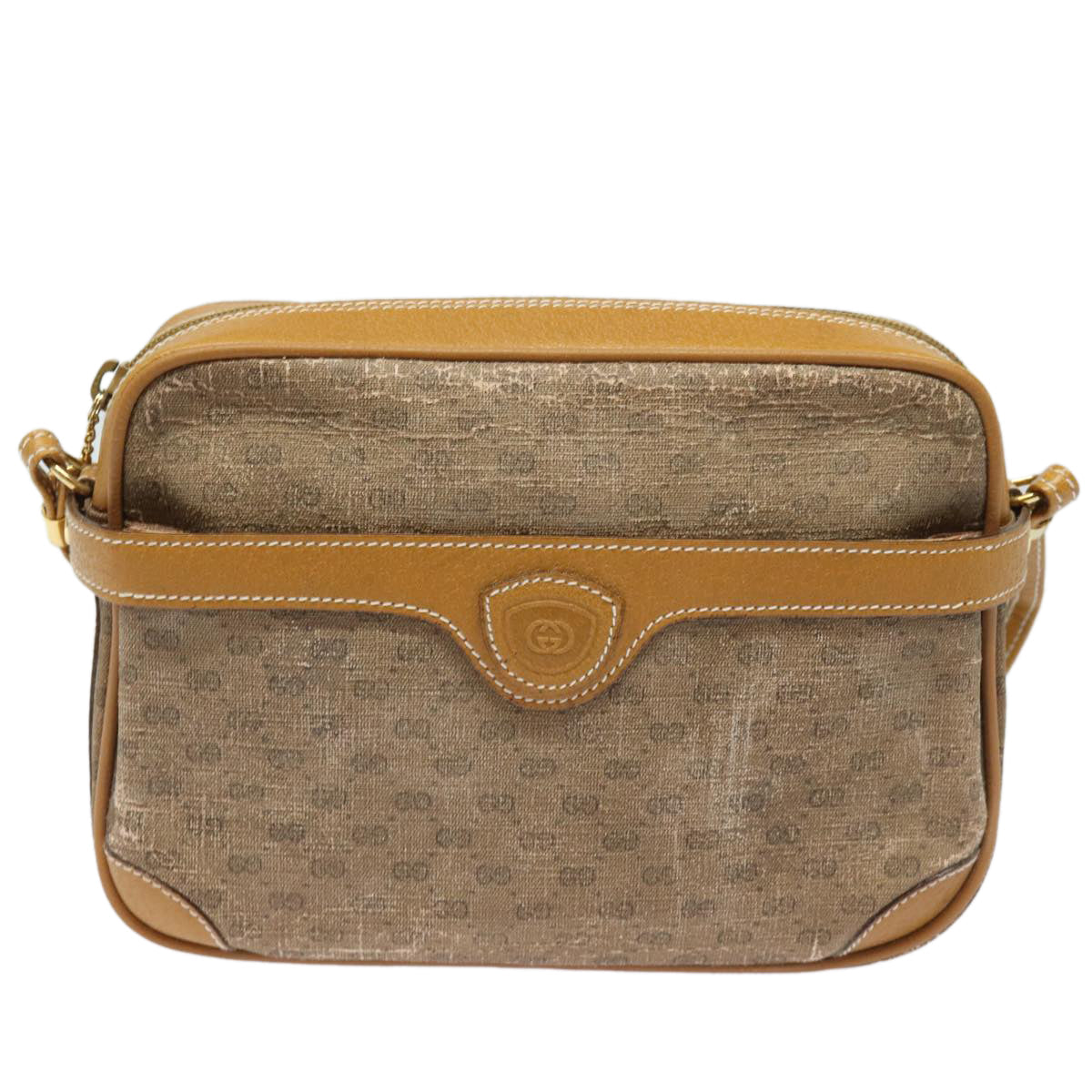 GUCCI GG Canvas Shoulder Bag Beige 007 904 0423 th5148