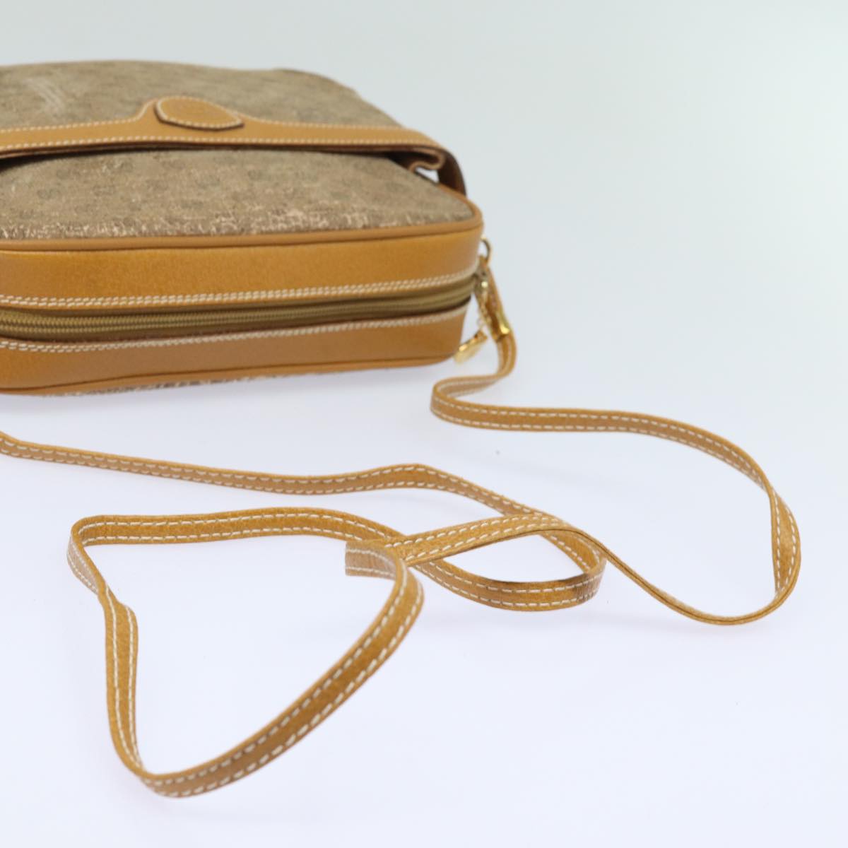 GUCCI GG Canvas Shoulder Bag Beige 007 904 0423 th5148