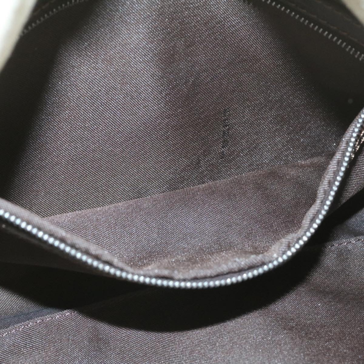 FENDI Mamma Baguette Shoulder Bag White Brown rd1281