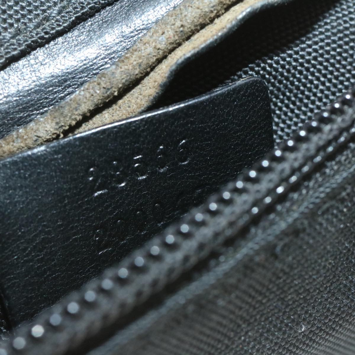 GUCCI Waist Bag Pouch Nylon Black rd1401