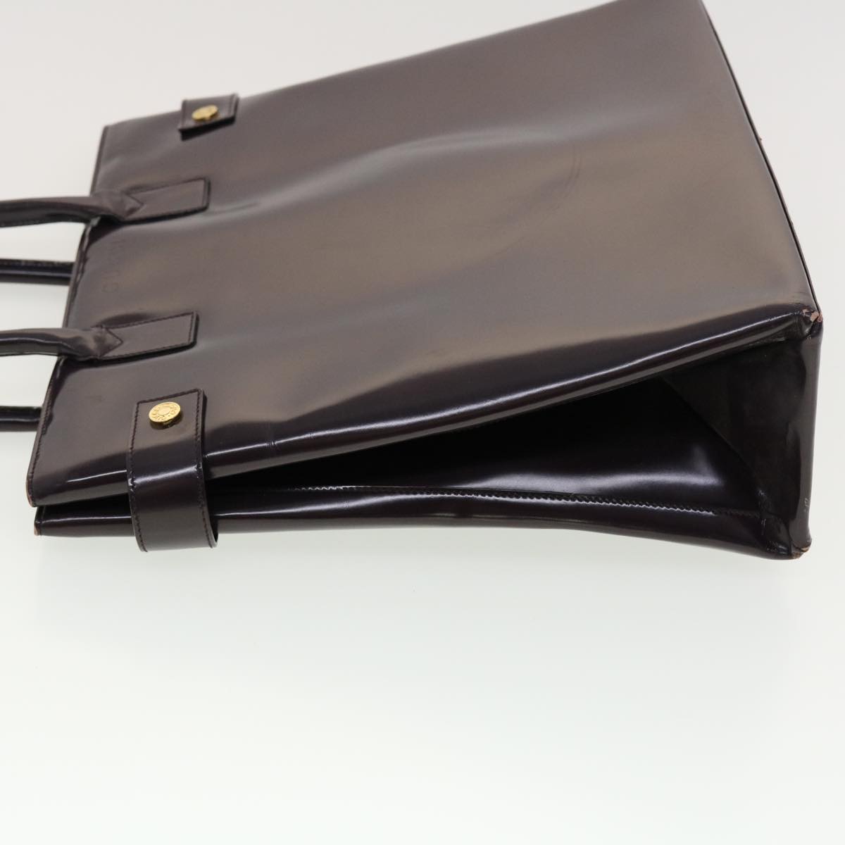 GUCCI Shoulder Bag Leather Purple ti1095