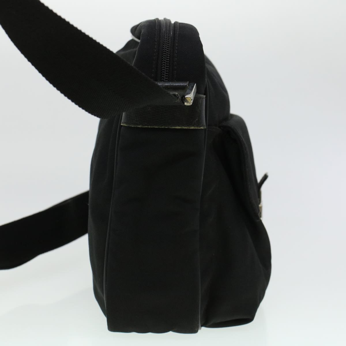 GUCCI Shoulder Bag Canvas Black 146298 ti1133