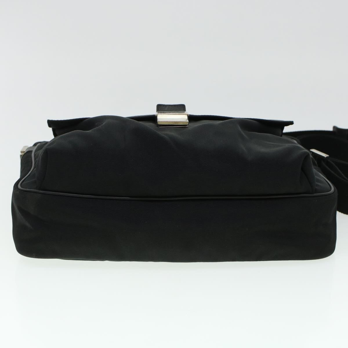 GUCCI Shoulder Bag Canvas Black 146298 ti1133