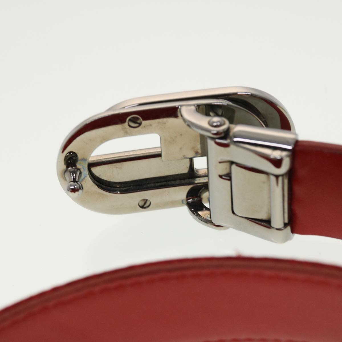 GUCCI GG Canvas Belt Leather 4Set Black Red white ti1159