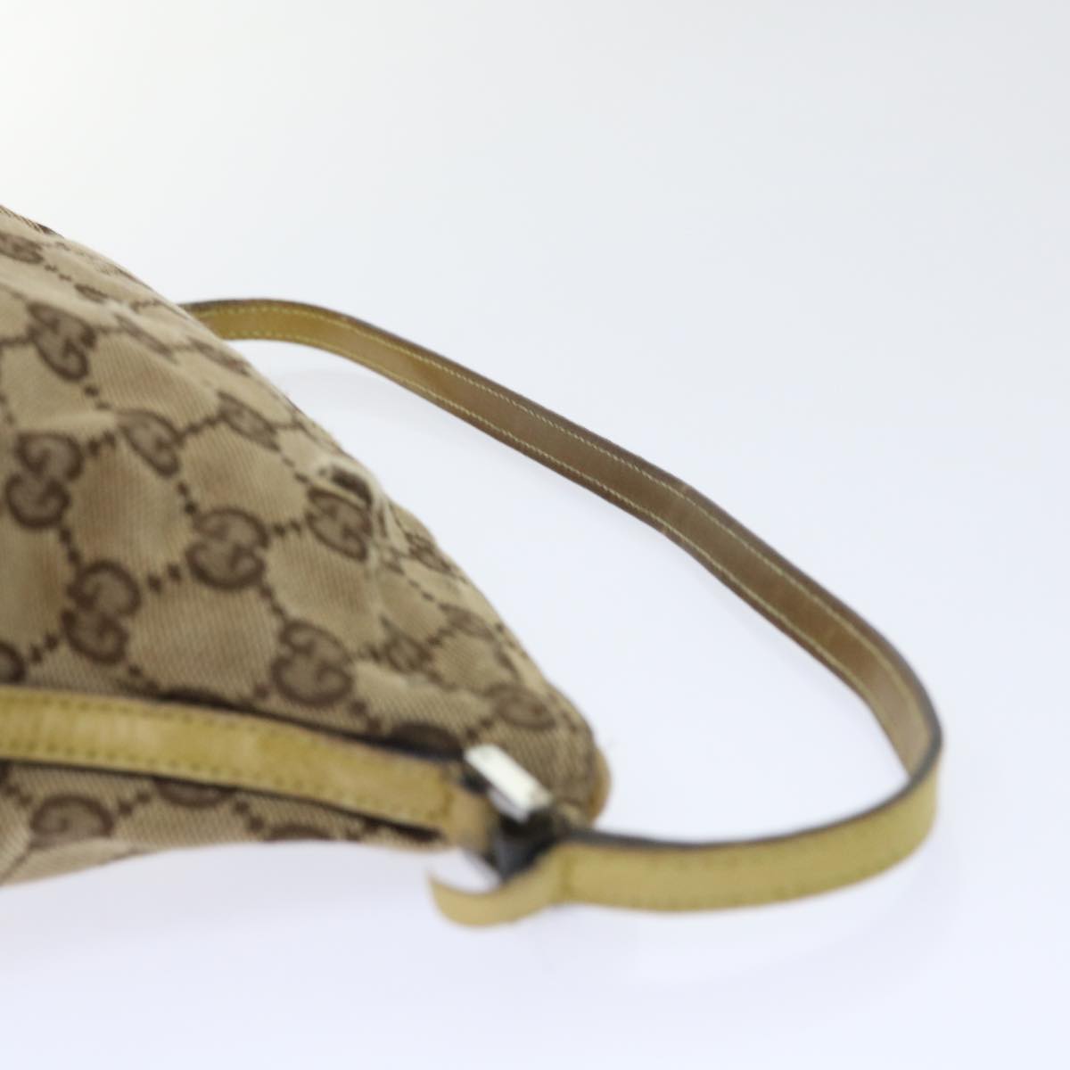 GUCCI GG Canvas Accessory Pouch 2Set Beige Black ti1192