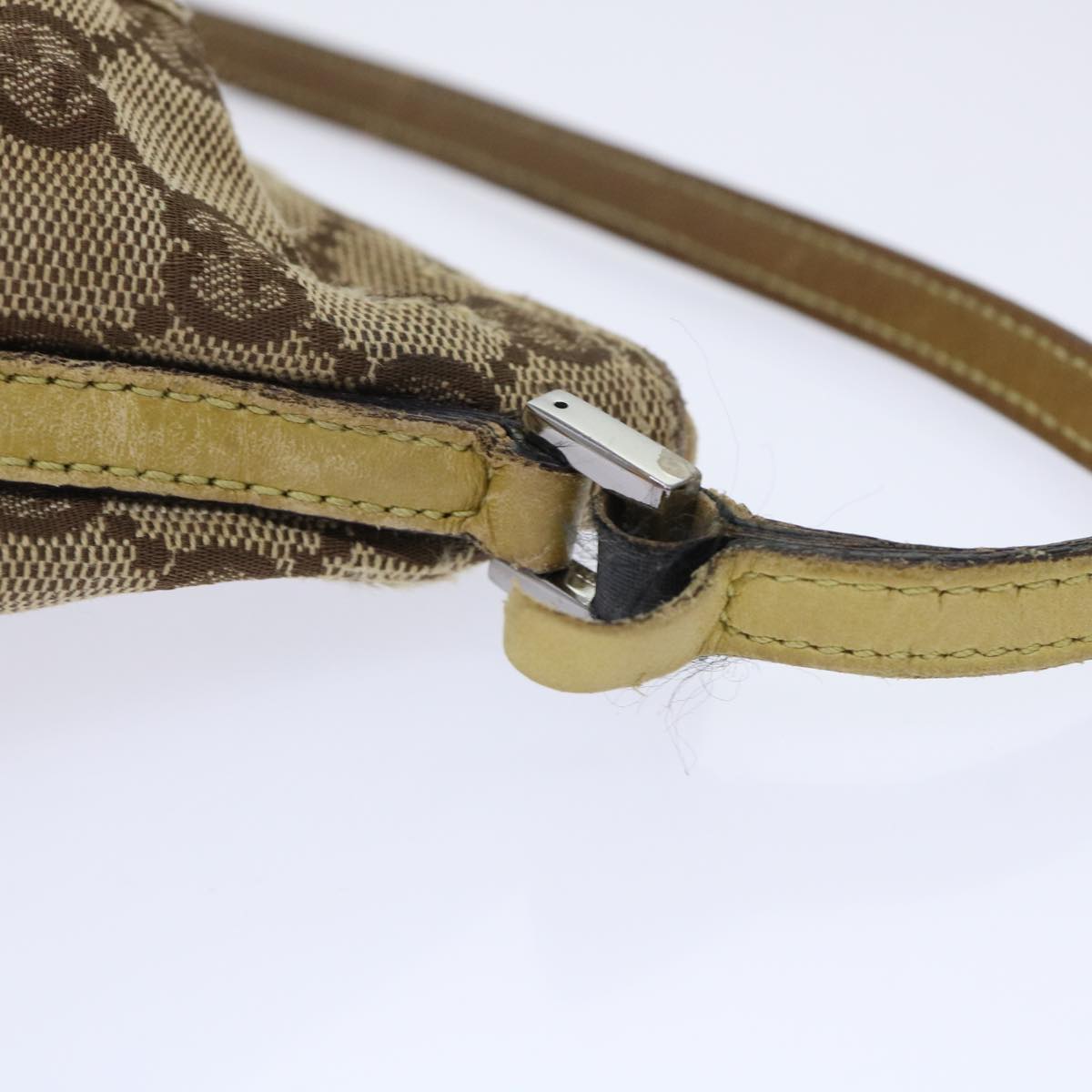 GUCCI GG Canvas Accessory Pouch 2Set Beige Black ti1192