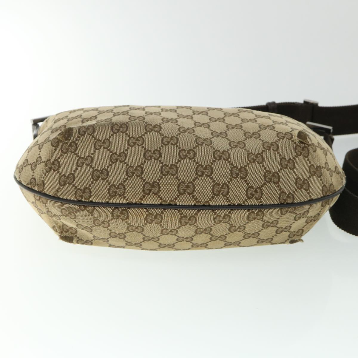 GUCCI GG Canvas Shoulder Bag Beige Brown 181092 ti1226