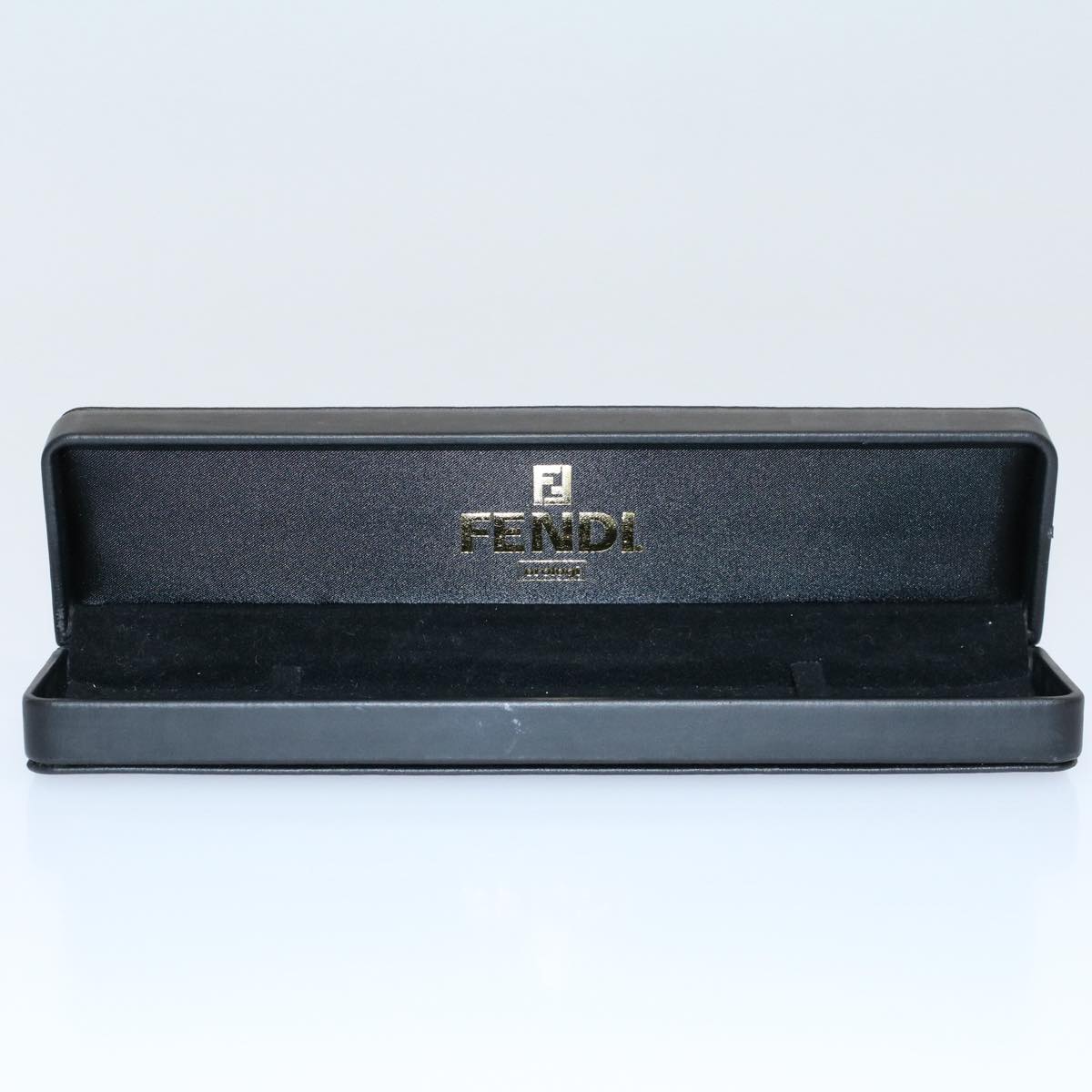 FENDI Watches Metal Enamel Black Silver ti1346