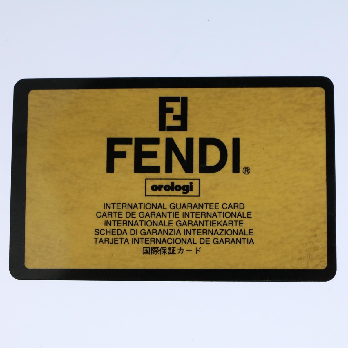 FENDI Watches Metal Enamel Black Silver ti1346