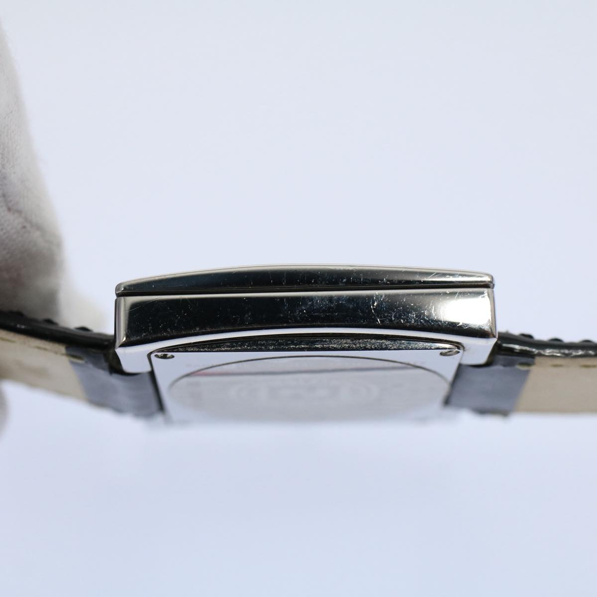 FENDI Watches Metal Enamel Black Silver ti1346