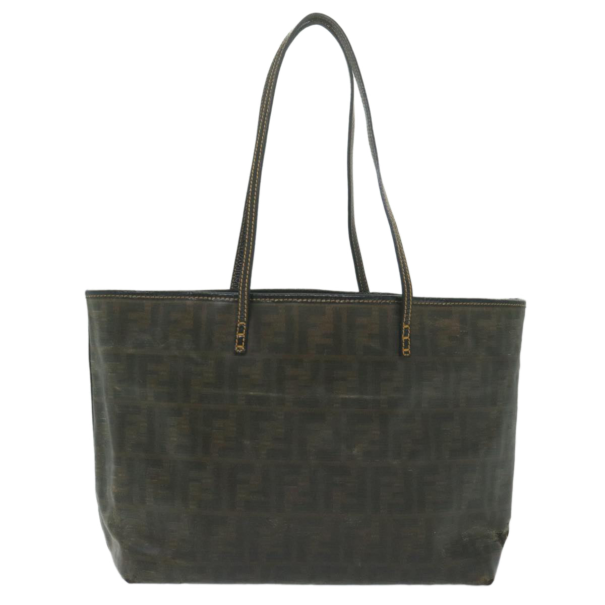 FENDI Zucca Canvas Tote Bag Brown ti1394
