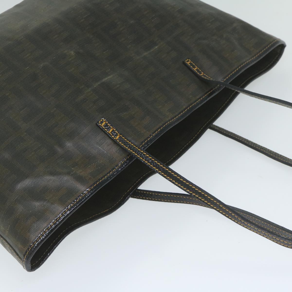 FENDI Zucca Canvas Tote Bag Brown ti1394