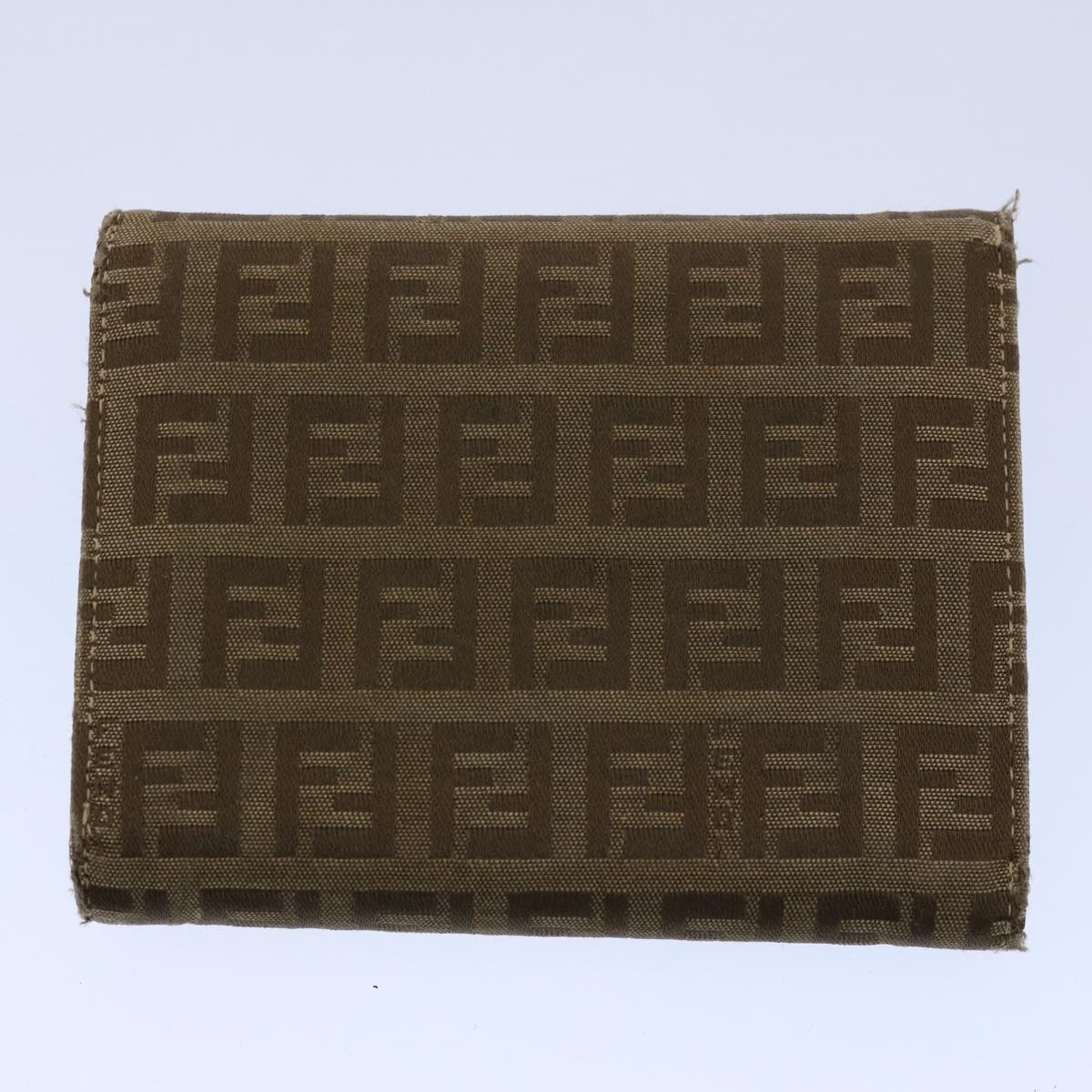 FENDI Zucchino Canvas Zucca Canvas Wallet 2Set Black Brown ti1399