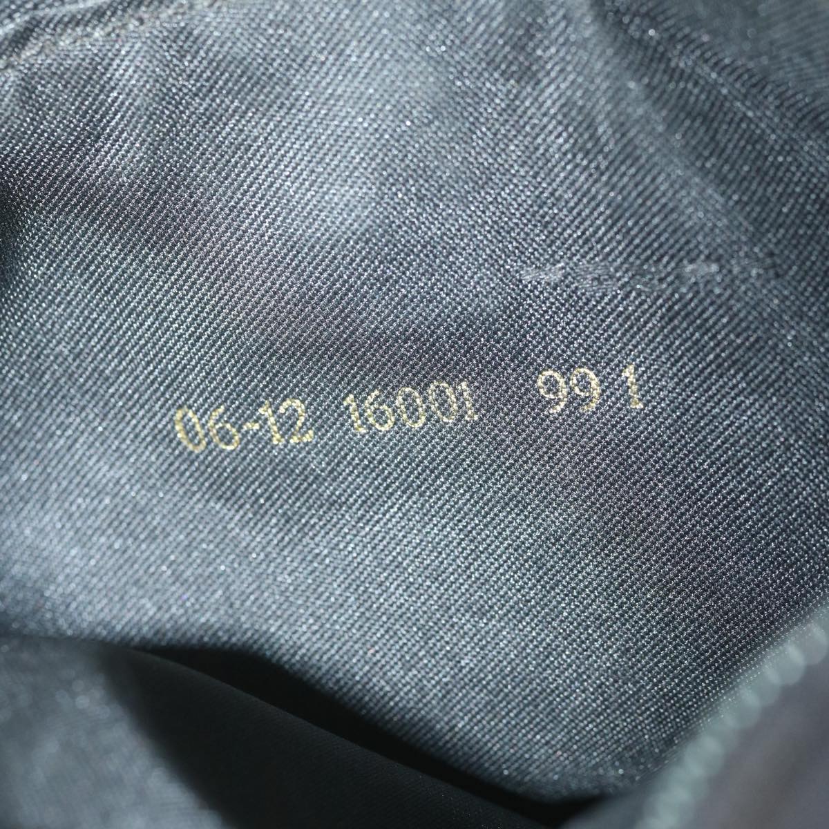 FENDI Zucca Canvas Shoulder Bag Black ti1473