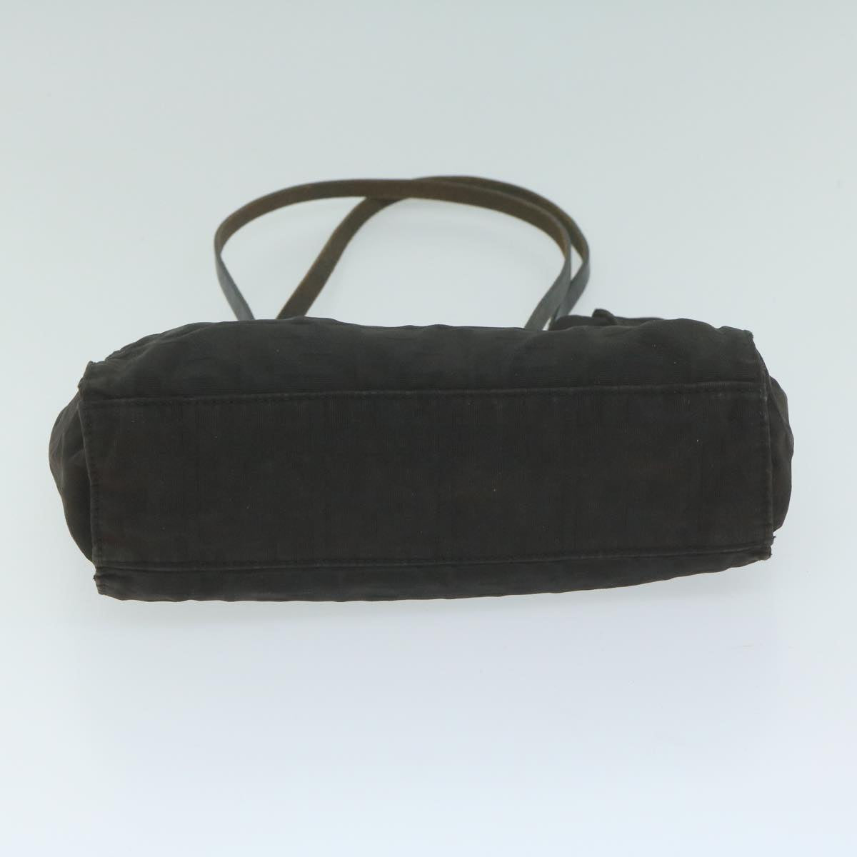 FENDI Zucca Canvas Shoulder Bag Black ti1473