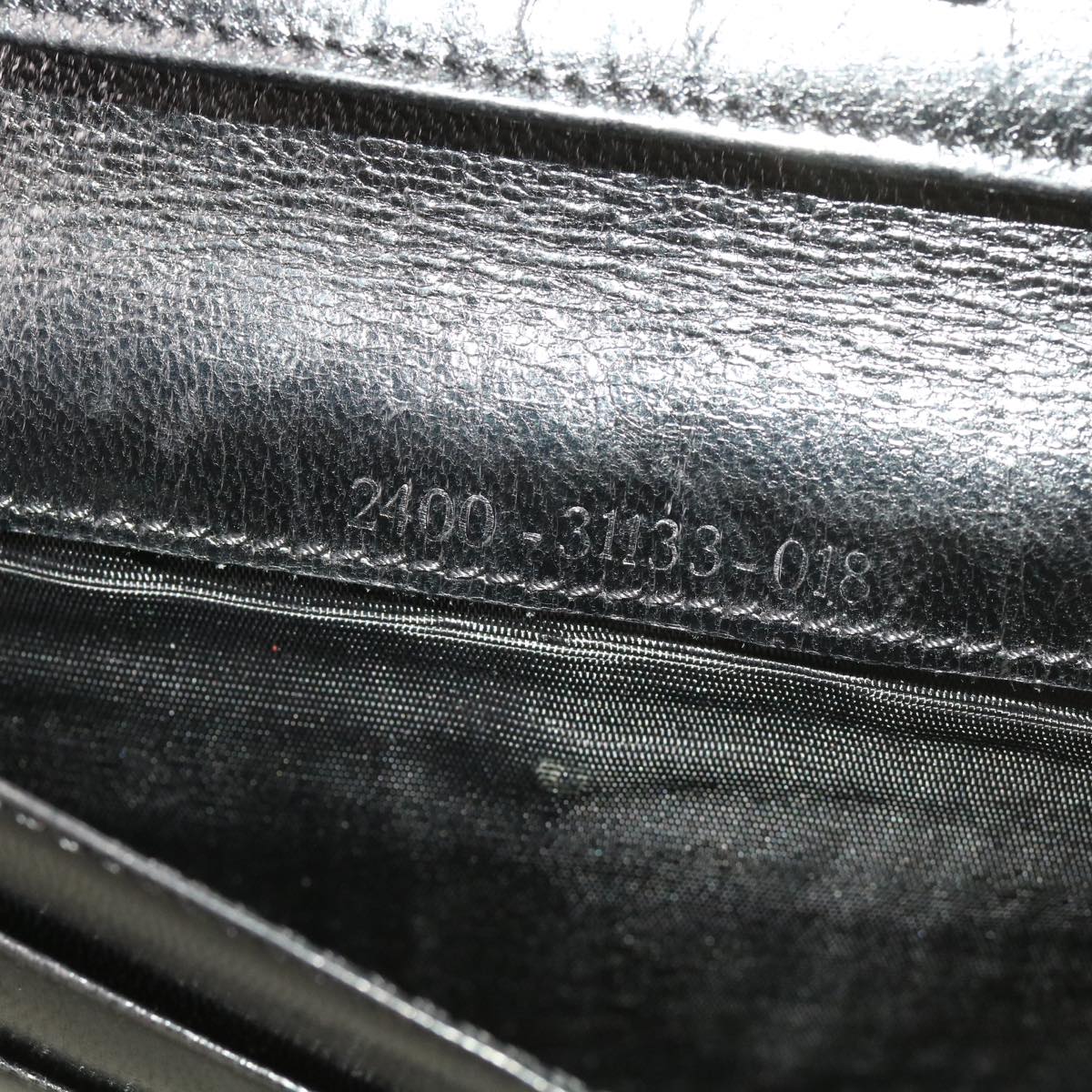 FENDI Zucchino Canvas Wallet 3Set Black ti1474