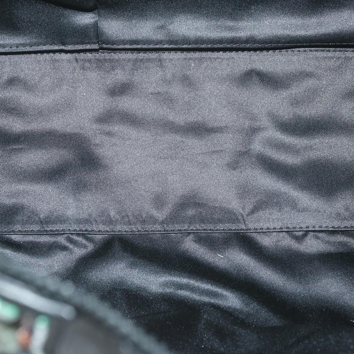 FENDI Hand Bag Coated Canvas Black ti1509