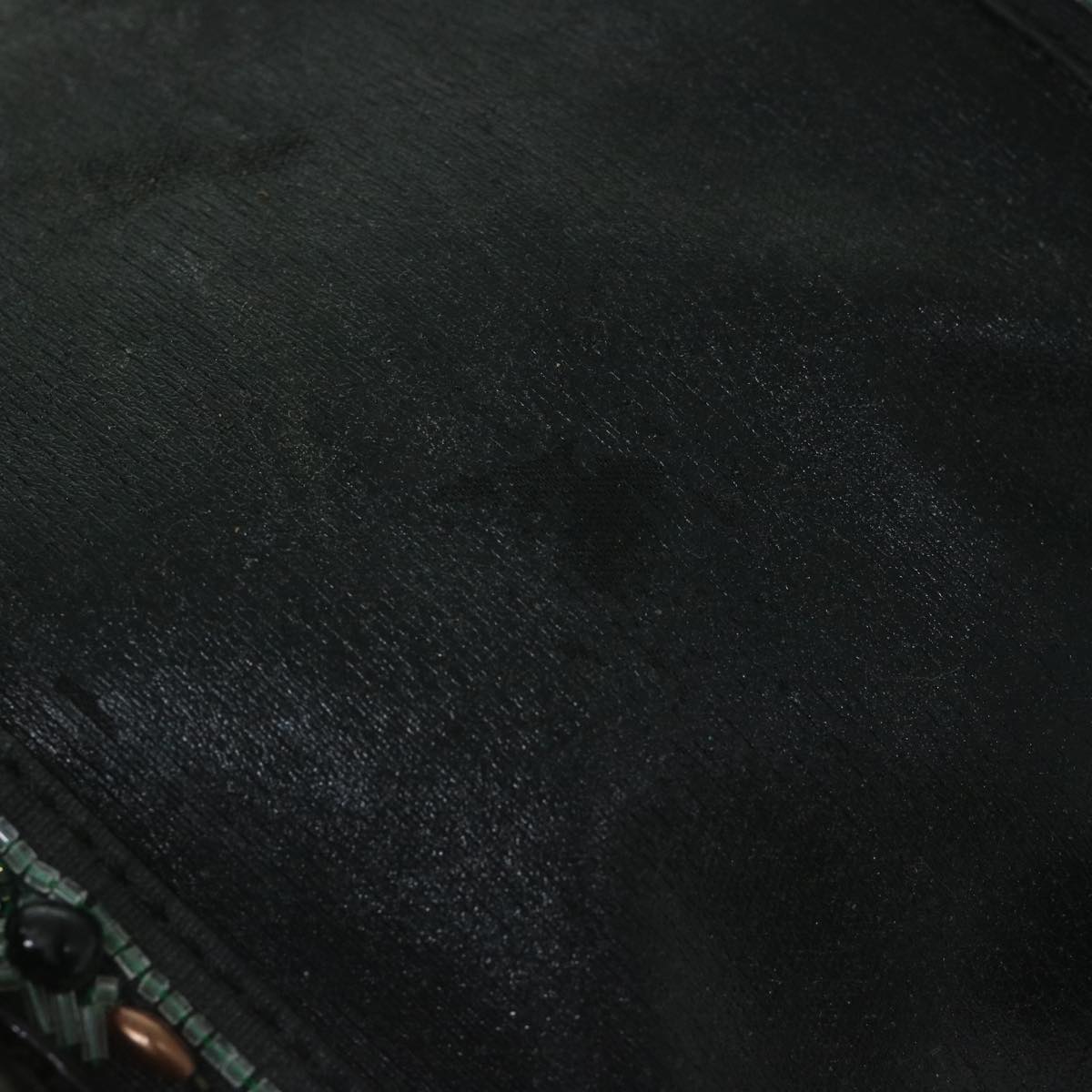 FENDI Hand Bag Coated Canvas Black ti1509