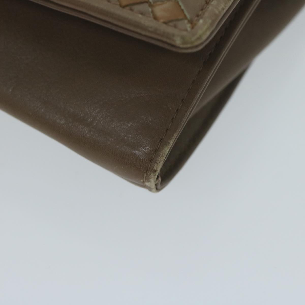 FENDI Shoulder Bag Leather Brown ti1511