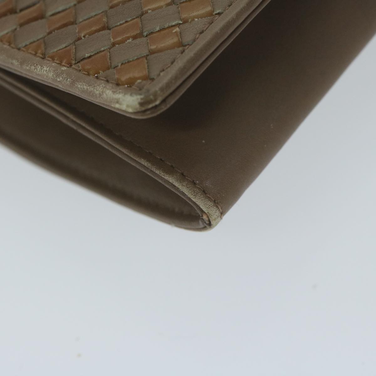 FENDI Shoulder Bag Leather Brown ti1511