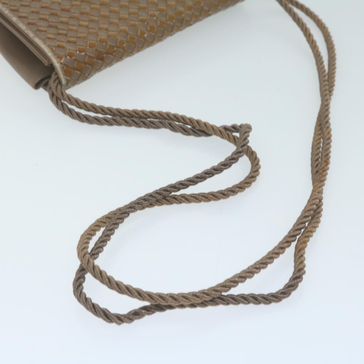 FENDI Shoulder Bag Leather Brown ti1511