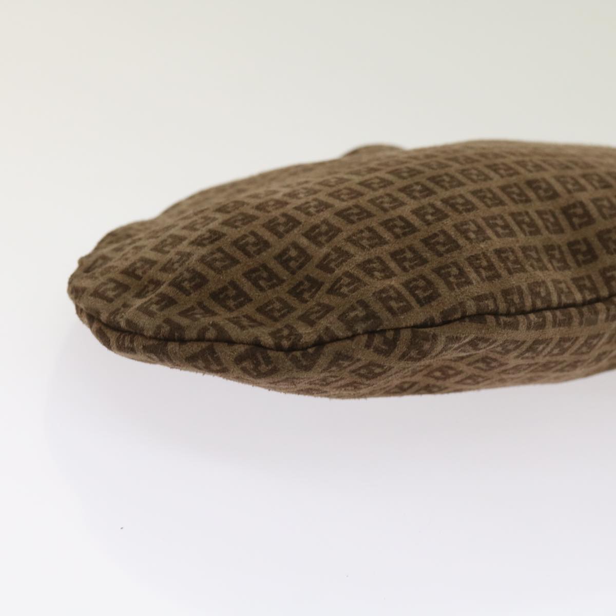 FENDI Pouch Suede Brown ti1513