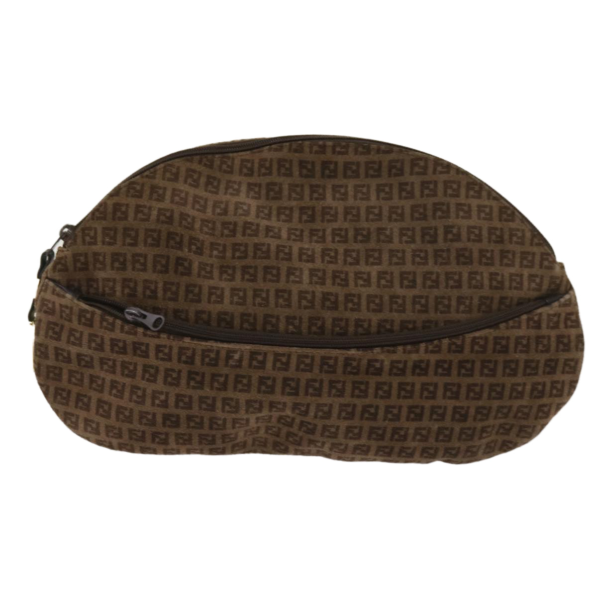 FENDI Pouch Suede Brown ti1513