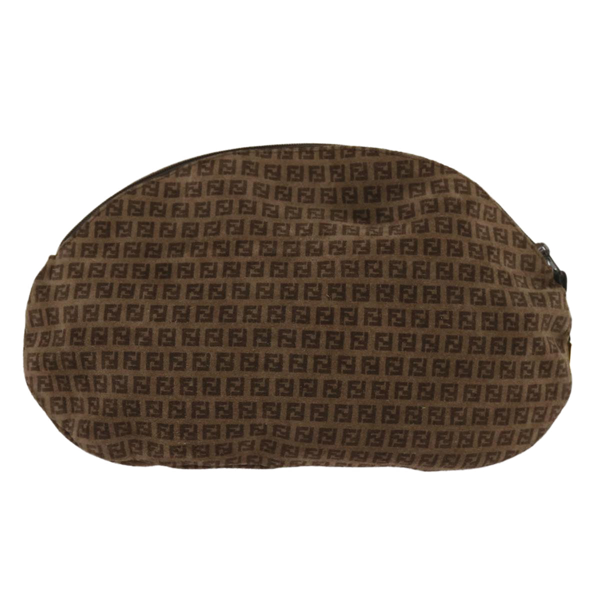 FENDI Pouch Suede Brown ti1513