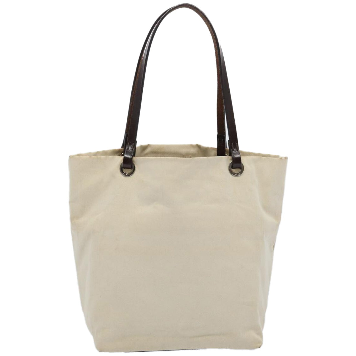 FENDI Tote Bag Canvas Beige ti1558