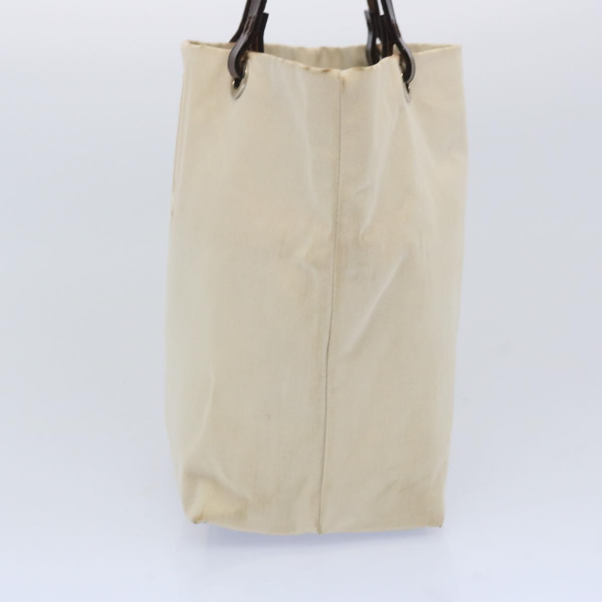 FENDI Tote Bag Canvas Beige ti1558