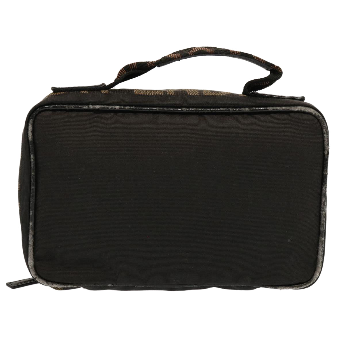 FENDI Vanity Pouch Canvas Black ti1600