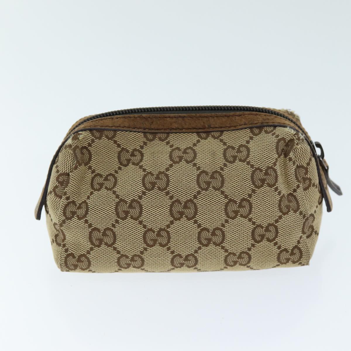 GUCCI GG Canvas Pouch 3Set Beige Black ti1630