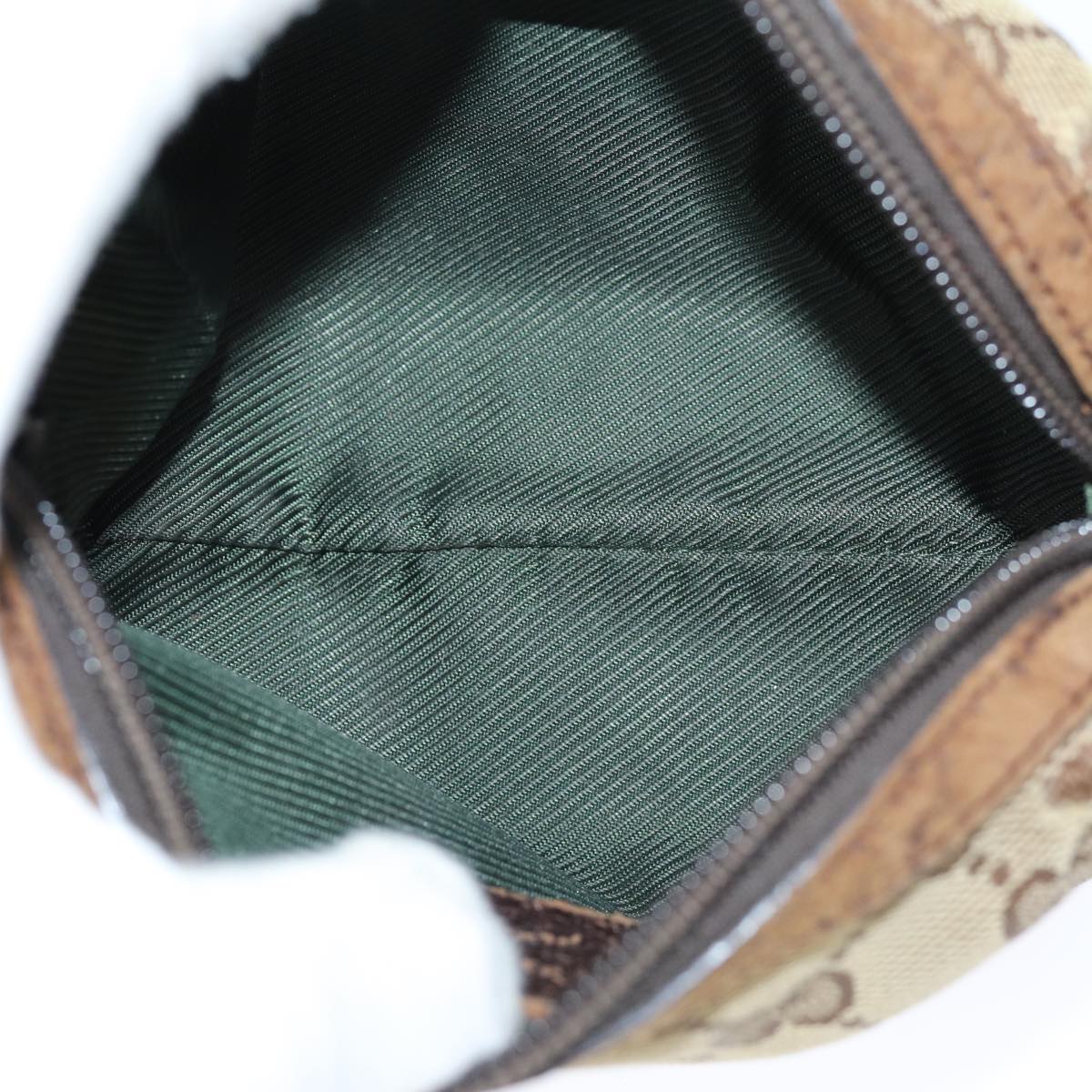 GUCCI GG Canvas Pouch 3Set Beige Black ti1630