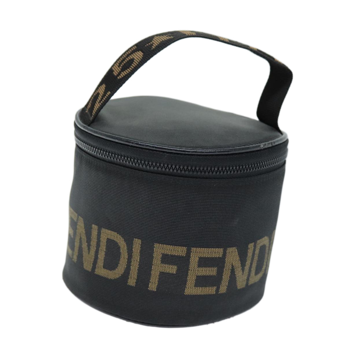 FENDI Vanity Pouch Nylon Black ti1670