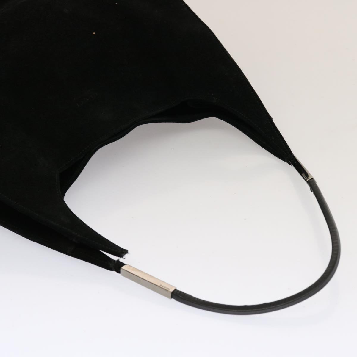 GUCCI Bamboo Shoulder Bag Suede Leather 3Set White Black Brown ti1672