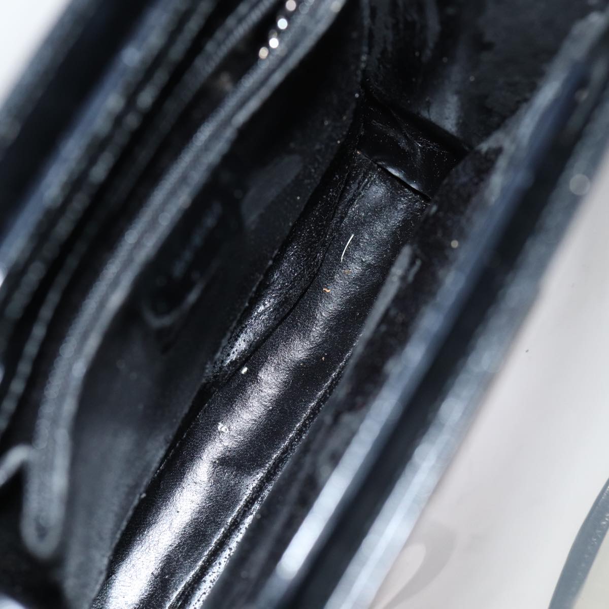 GUCCI Bamboo Shoulder Bag Vinyl Clear 001 2058 1774 5 ti1677