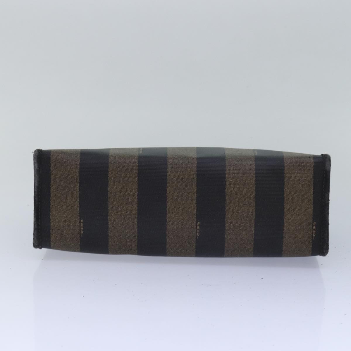 FENDI Pecan Canvas Clutch Bag Black Brown ti1705