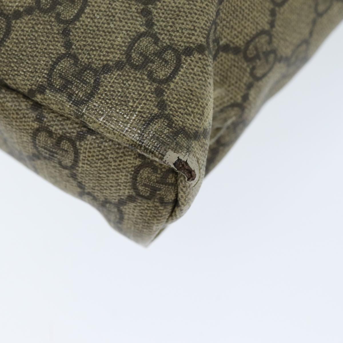 GUCCI GG Canvas Shoulder Bag Coated Canvas Beige ti1728