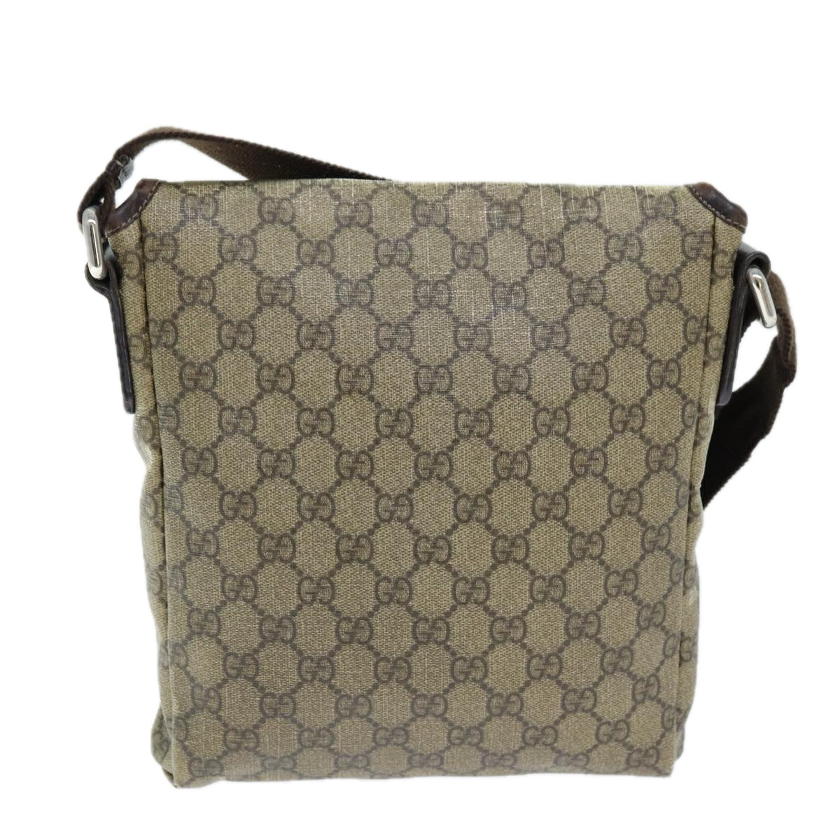 GUCCI GG Canvas Shoulder Bag Coated Canvas Beige ti1728