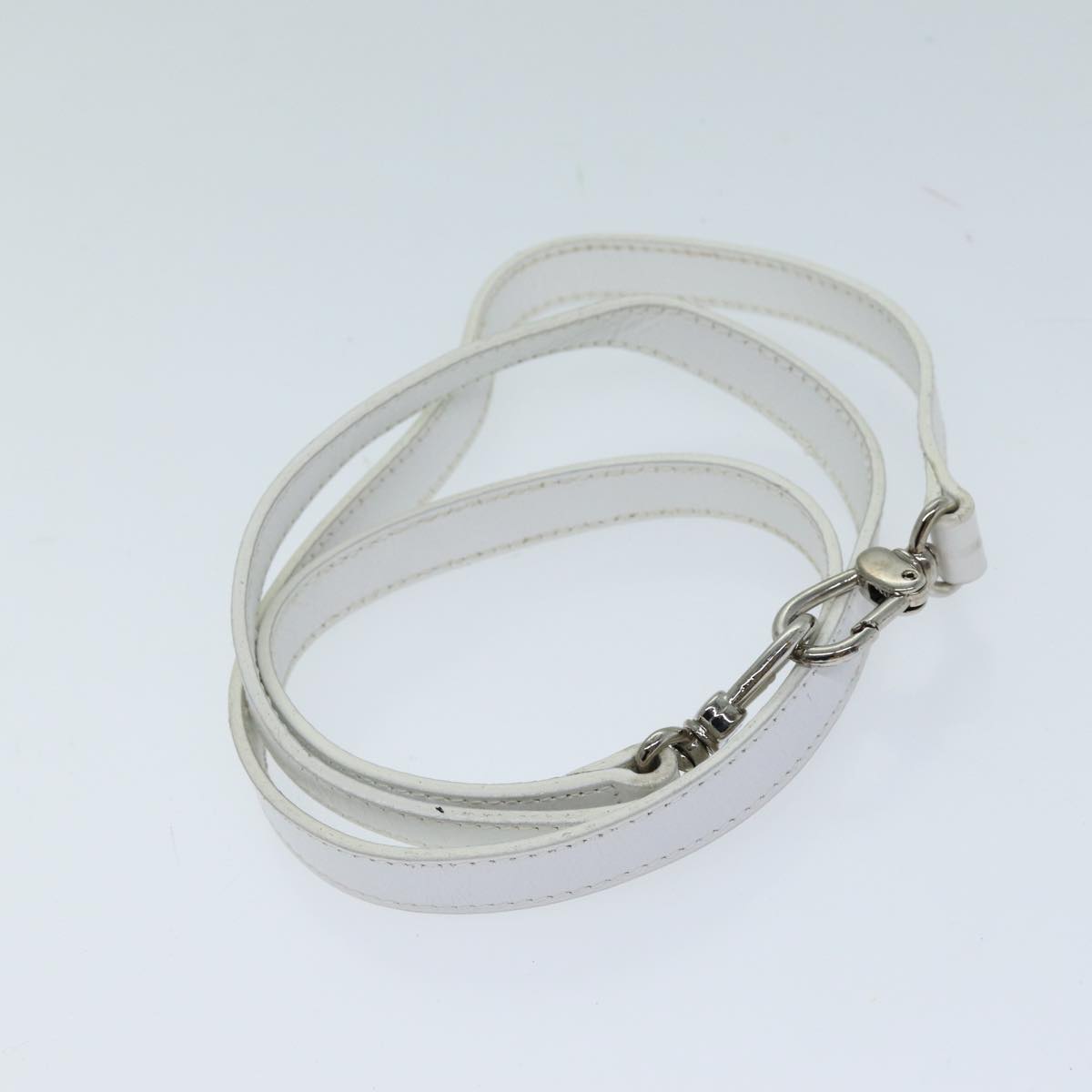 FENDI Hand Bag Nylon 2way White ti1732
