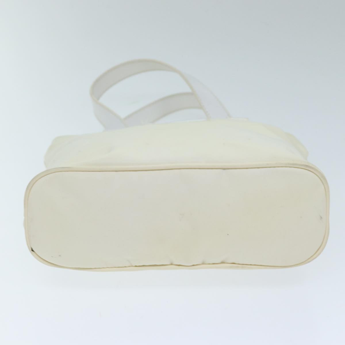FENDI Hand Bag Nylon 2way White ti1732