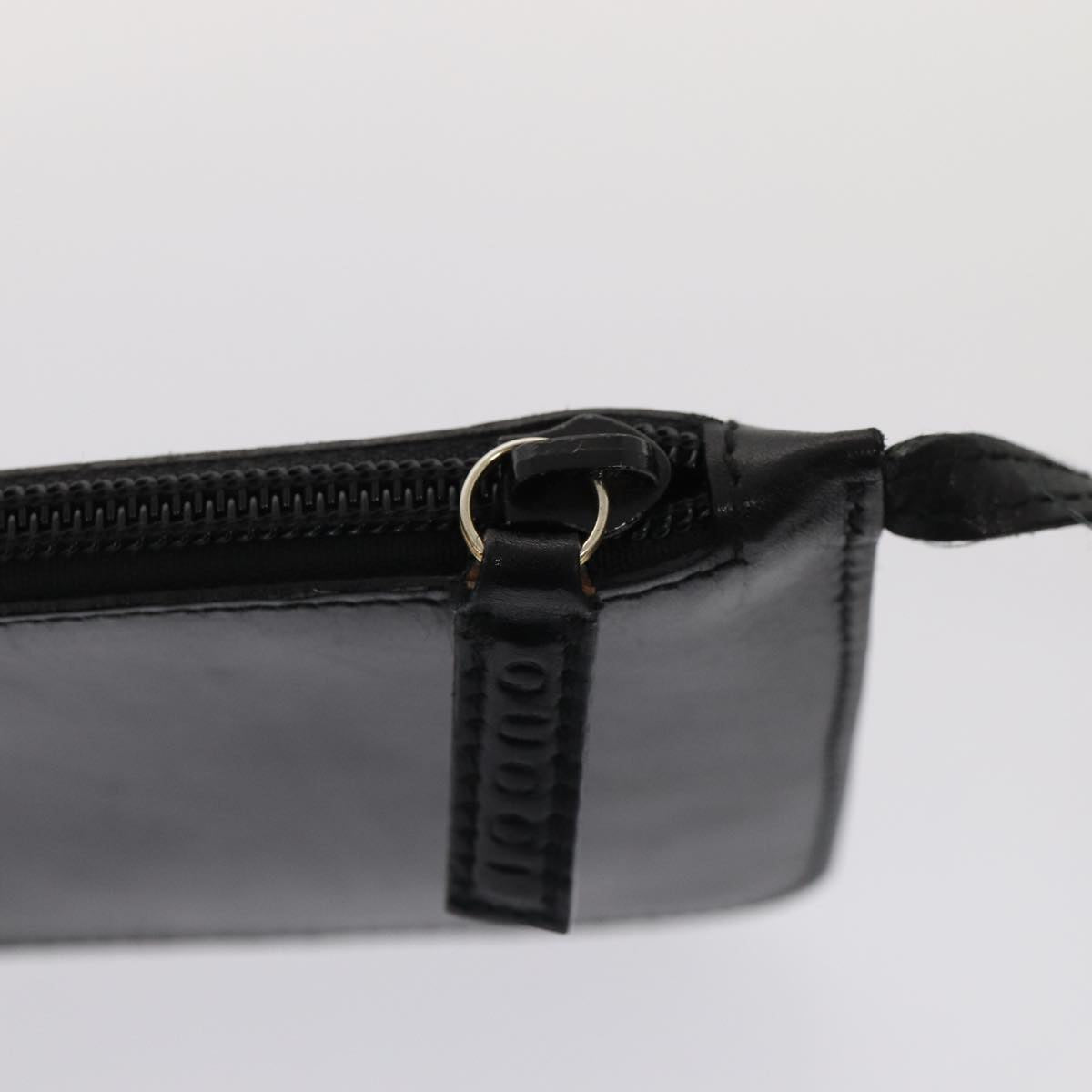 GUCCI Bamboo Hand Bag Leather Black 001 2113 1880 ti1885