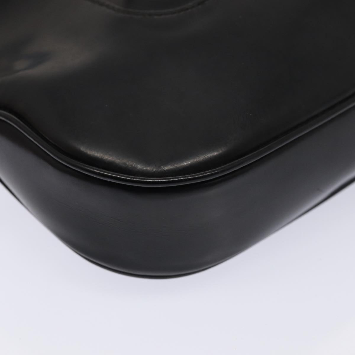 GUCCI Shoulder Bag Patent leather Black Gold 001 4149 ti1936