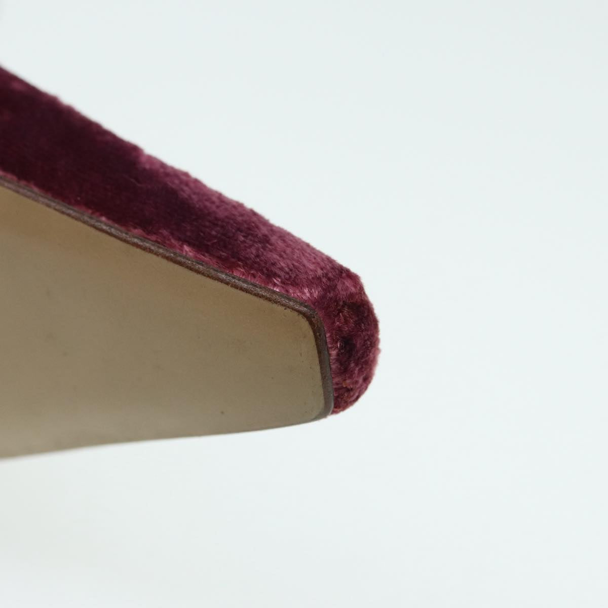 GUCCI pumps High heels Velor 37C Pink Beige ti1972