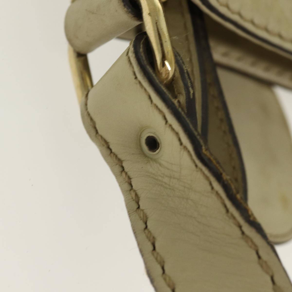GUCCI GG Canvas Shoulder Bag Beige Gold 296834 ti1988
